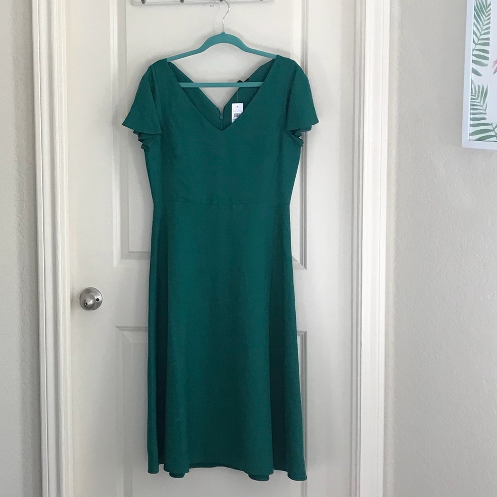 Green Ann Taylor dress